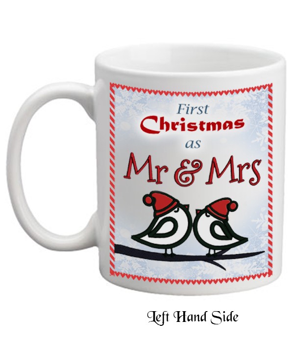 Kissing Birds Our 1st Xmas Mug